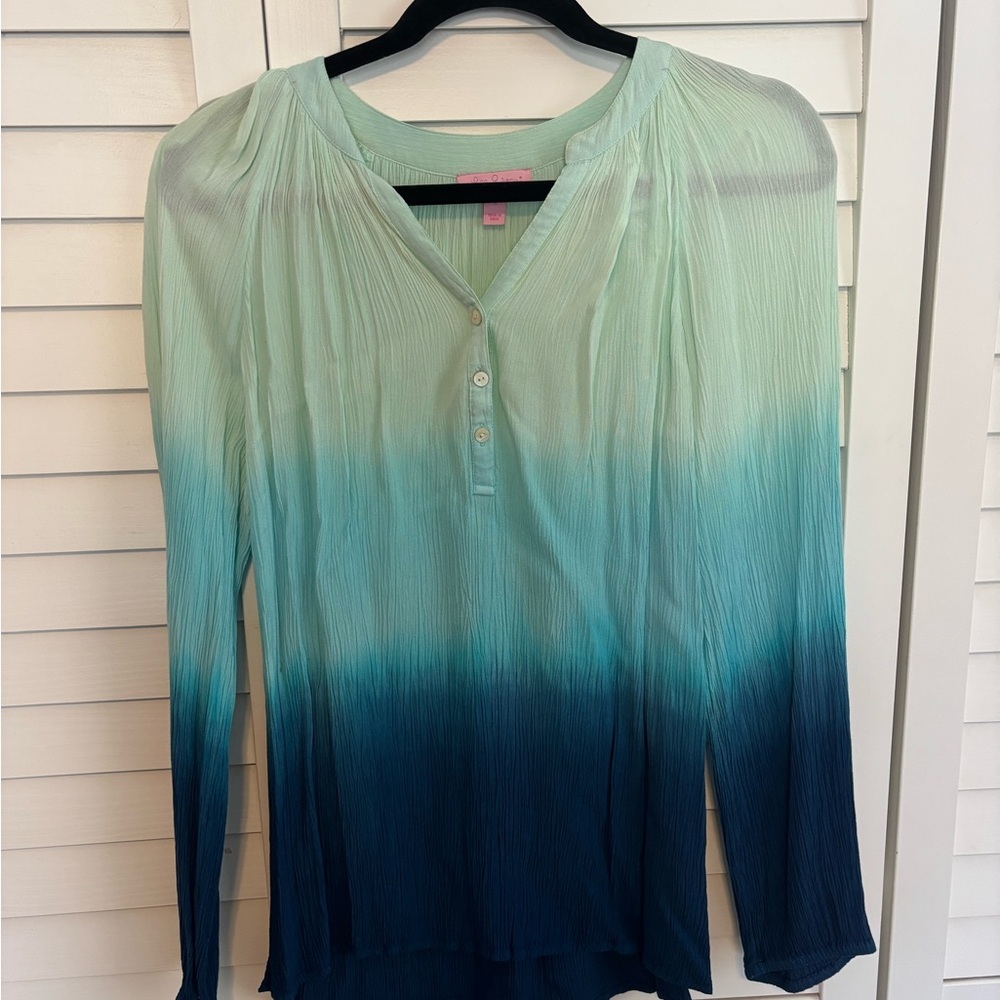 Lilly Pulitzer Ombre Blouse